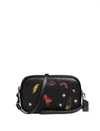 Exclusive Designer Style Deals Coach Crossbody Clutch in Grain Leather with Souvenir Embroidery Classic Bags, Exclusive Deals Exclusive Designer Style Deals Coach Crossbody Clutch in Grain Leather with Souvenir Embroidery Classic Bags, Exclusive Deals