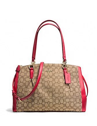 Lightweight Bags With Clearance Prices Coach Christie Carryall with Pleats in Signature Jacquard Trendy Purses At Unbeatable Discounts Lightweight Bags With Clearance Prices Coach Christie Carryall with Pleats in Signature Jacquard Trendy Purses At Unbeatable Discounts