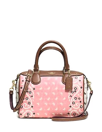 Budget Saver Coach Mini Bennett Satchel in Butterfly Bandana Print Coated Canvas Shoulder Bags, Crossbody Bags, And More On Sale Budget Saver Coach Mini Bennett Satchel in Butterfly Bandana Print Coated Canvas Shoulder Bags, Crossbody Bags, And More On Sale