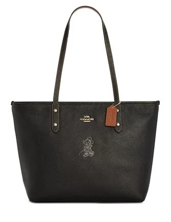 Retro Lovers Coach Minnie Motif City Tote in Pebble Leather Classic Totes At Unbeatable Deals Retro Lovers Coach Minnie Motif City Tote in Pebble Leather Classic Totes At Unbeatable Deals