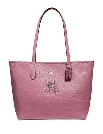 Office Professionals Coach Minnie Motif City Tote in Pebble Leather Seasonal Sale On Trendy Handbags Office Professionals Coach Minnie Motif City Tote in Pebble Leather Seasonal Sale On Trendy Handbags