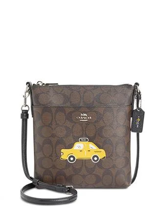 Chic And Edgy Coach NY Stories Taxi Signature Crossbody Fashionable Handbags, Limited-Time Deals Chic And Edgy Coach NY Stories Taxi Signature Crossbody Fashionable Handbags, Limited-Time Deals