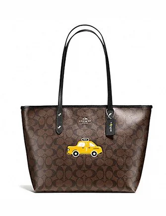 Season Offer Coach NYC Taxi City Signature Zip Top Tote Must-Have Bags With Big Savings Season Offer Coach NYC Taxi City Signature Zip Top Tote Must-Have Bags With Big Savings