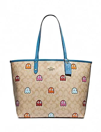 Flash Sale, Don't Miss Coach Pac-Man Signature Reversible City Tote Fashionable Crossbody Bags At Special Offers Flash Sale, Don't Miss Coach Pac-Man Signature Reversible City Tote Fashionable Crossbody Bags At Special Offers
