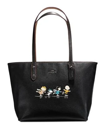 Evening Events Coach Peanuts City Zip Tote in Refined Natural Pebble Leather with Snoopy The Best Handbag Deals Are Available Now Evening Events Coach Peanuts City Zip Tote in Refined Natural Pebble Leather with Snoopy The Best Handbag Deals Are Available Now
