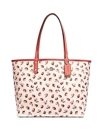 Hot Sale Coach Reversible City Tote With Fruit Print High-End Handbags At Affordable Prices Hot Sale Coach Reversible City Tote With Fruit Print High-End Handbags At Affordable Prices