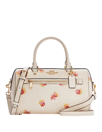 Coach Rowan Satchel With Pop Floral Print Luxury Meets Affordability – Shop Stunning Bags Now