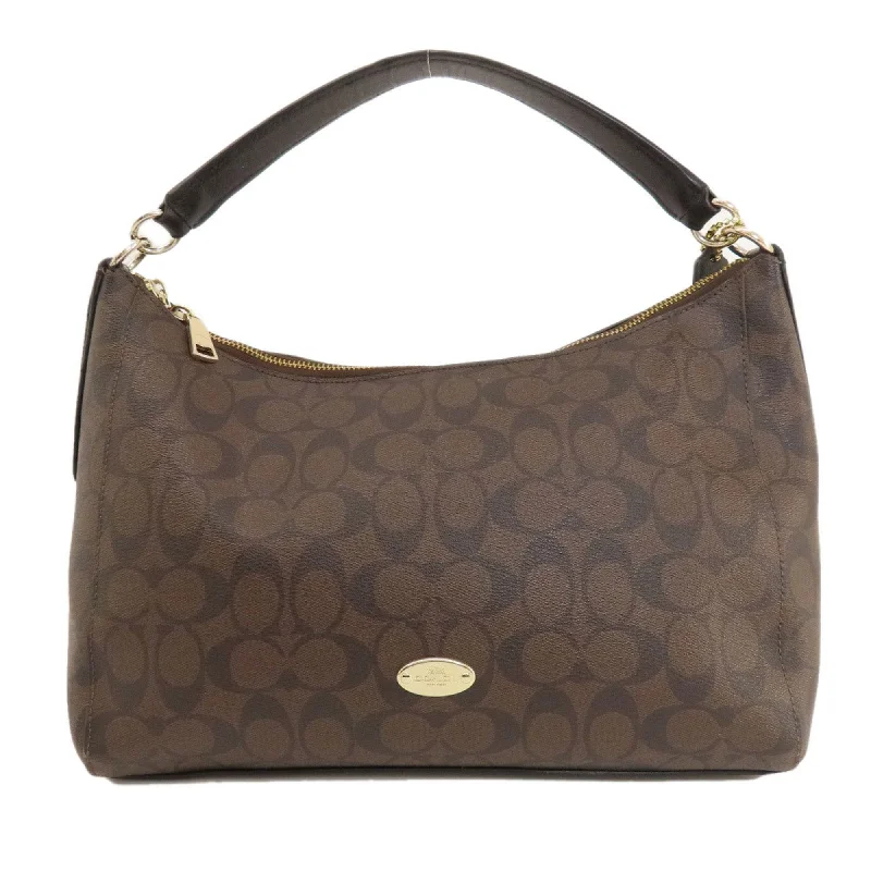 Coach Signature  Canvas Shoulder Bag (Pre-Owned) High-End Bags, Low-End Prices