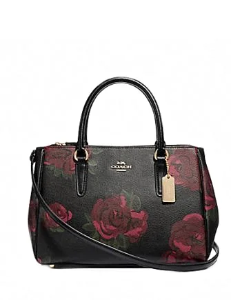 Insane Discount Onslaught Coach Surrey Carryall With Jumbo Floral Print Satchel Trendy Backpacks, Huge Markdowns Insane Discount Onslaught Coach Surrey Carryall With Jumbo Floral Print Satchel Trendy Backpacks, Huge Markdowns