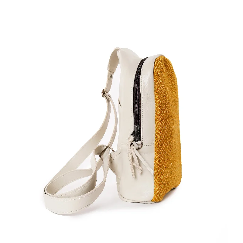 CROSSBODY SLING - MUSTARD SUNSET - BONE Exclusive Discounts On Stylish Handbags