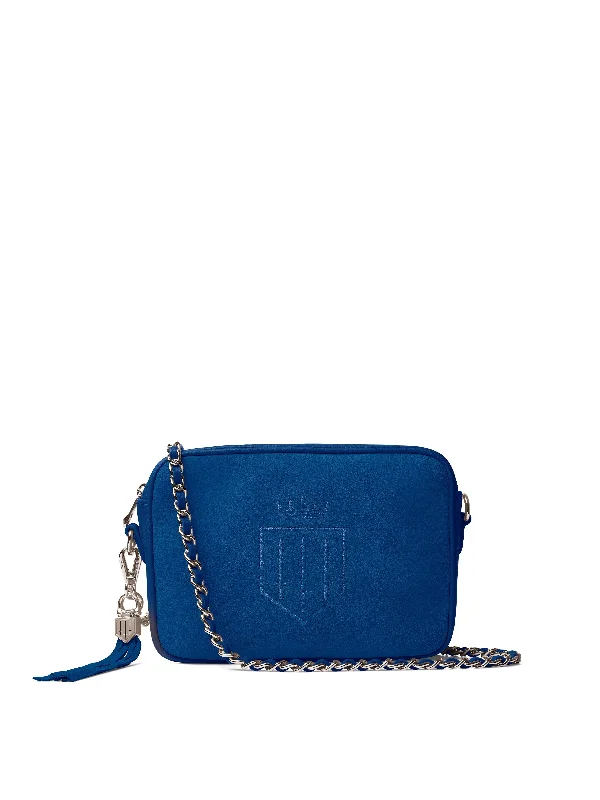 Finsbury - Porto Blue Suede Timeless Handbags Now At Special Discounts