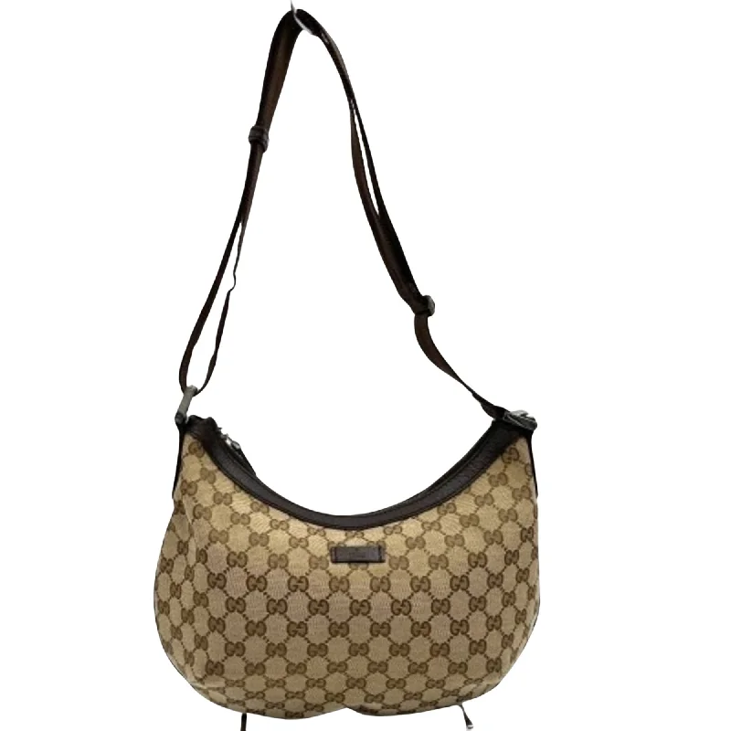 Gucci Gg Canvas Canvas Shoulder Bag (Pre-Owned) Designer Bags At Exclusive Clearance Prices Gucci Gg Canvas Canvas Shoulder Bag (Pre-Owned) Designer Bags At Exclusive Clearance Prices
