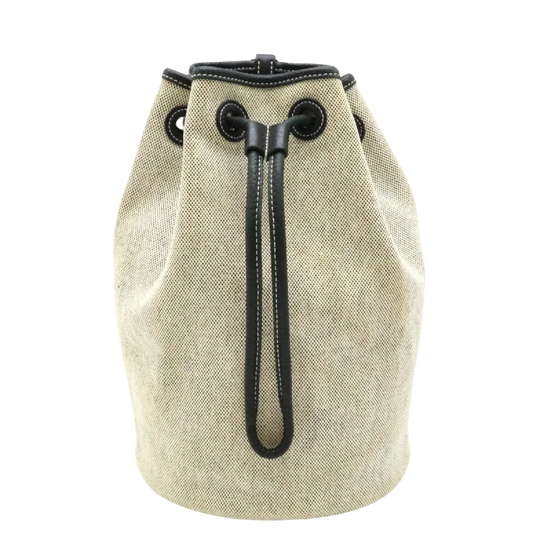 Hermès Marin  Canvas Shoulder Bag (Pre-Owned) Stylish Totes With Special Discounts