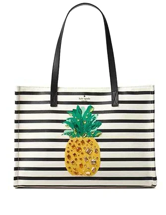 Big Discounts Kate Spade New York By The Pool Canvas Pineapple Mega Sam Tote Sleek And Stylish Handbags At Lower Prices Big Discounts Kate Spade New York By The Pool Canvas Pineapple Mega Sam Tote Sleek And Stylish Handbags At Lower Prices
