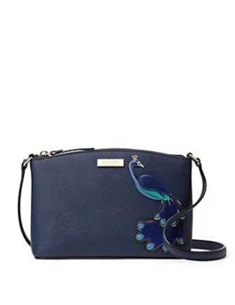 New Season Fashion Preview Kate Spade New York Full Bloom Peacock Applique Crossbody Trendy & Timeless Bags, Now On Sale New Season Fashion Preview Kate Spade New York Full Bloom Peacock Applique Crossbody Trendy & Timeless Bags, Now On Sale
