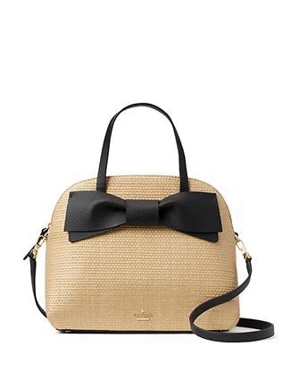 Easy Elegance Sales Kate Spade New York Olive Drive Straw Lottie Satchel Trendy Handbags, Limited-Time Sale Easy Elegance Sales Kate Spade New York Olive Drive Straw Lottie Satchel Trendy Handbags, Limited-Time Sale
