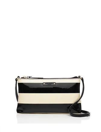 Relaxed Style Kate Spade New York Penn Valley Amy Patent Striped Crossbody Must-Have Bags, Big Discounts Relaxed Style Kate Spade New York Penn Valley Amy Patent Striped Crossbody Must-Have Bags, Big Discounts