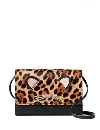 Browse Our Top Products Kate Spade New York Run Wild Summer Leopard Cat Phone Crossbody Fashionable Crossbody Bags At Special Offers