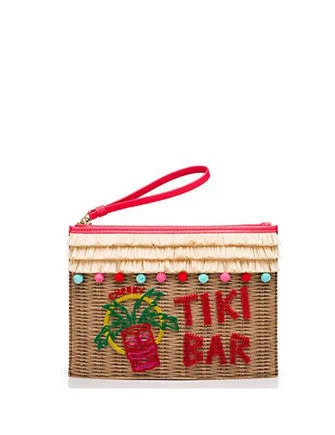 Kate Spade New York Tiki Bar Pouch Clutch Breath Of Fresh Air Wristlet Premium Quality Bags, Budget Prices Kate Spade New York Tiki Bar Pouch Clutch Breath Of Fresh Air Wristlet Premium Quality Bags, Budget Prices
