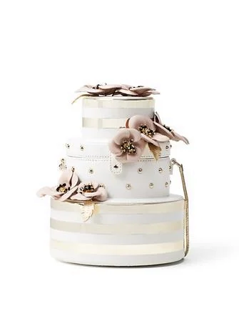 Kate Spade New York Wedding Belles Flower Wedding Cake Bag Everyday Handbags At Wallet-Friendly Rates