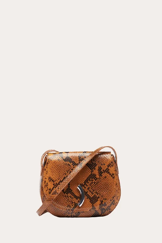 Maccheroni Saddle Bag Snake Embossed - 30% off Limited-Stock Bag Clearance – Hurry
