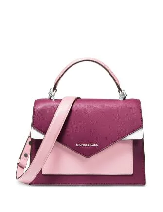 Michael Michael Kors Ludlow Colorblocked Leather Satchel