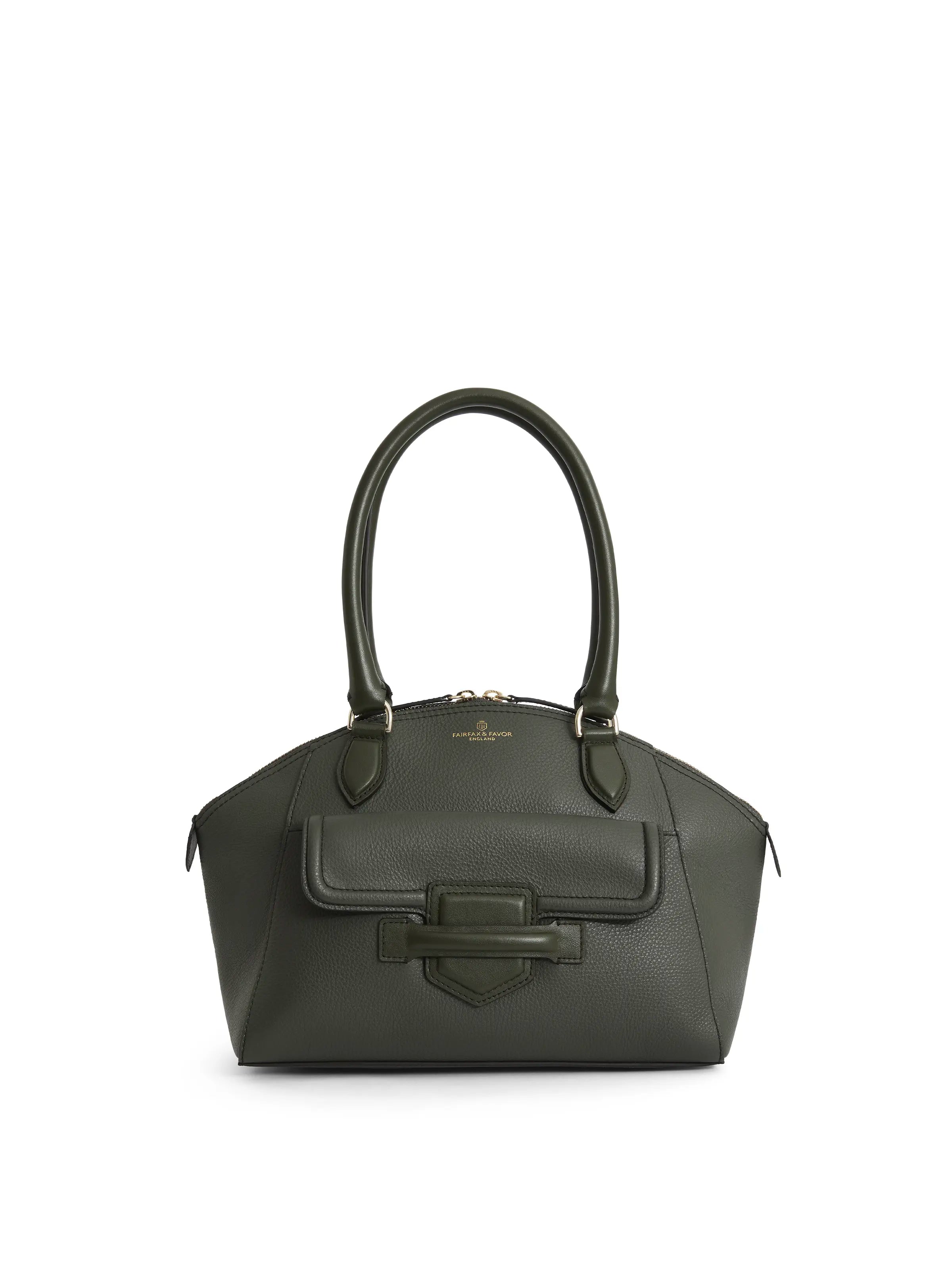 Mini Massingham Handbag - Moss Green Leather Elegant Totes At Limited-Time Prices