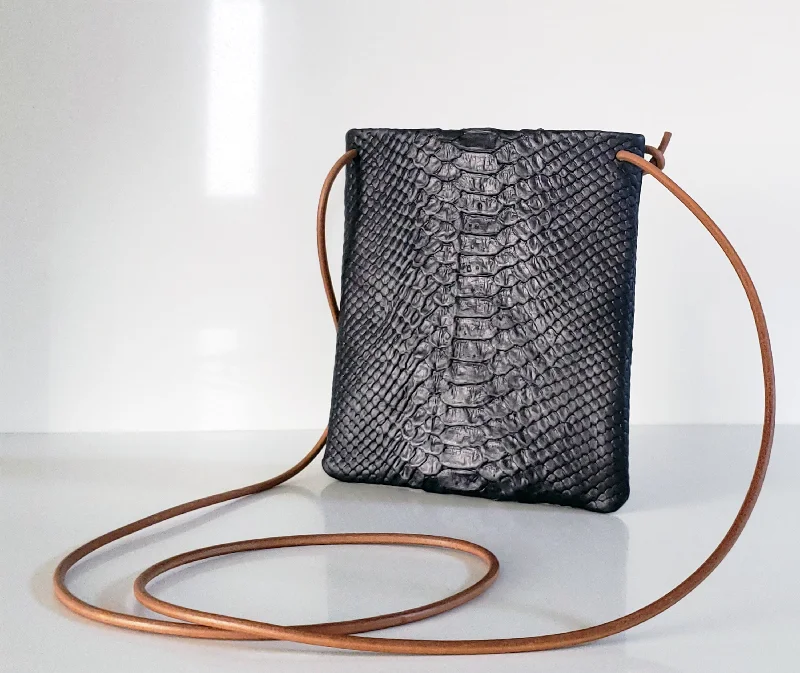 Python Emboss Mini Purse Chic Shoulder Bags At Promotional Rates