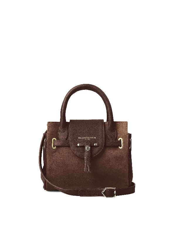 Mini Windsor Handbag - Chocolate Iconic Handbags At Unbeatable Prices