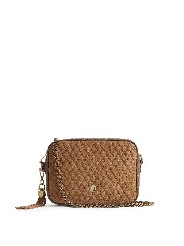 Finsbury - Quilted Tan Classic And Modern Handbags Now More Affordable