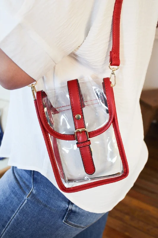 TG10608 Game Day Clear Buckle Strap Mini Crossbody Bag The Ultimate Sale On Must-Have Handbags TG10608 Game Day Clear Buckle Strap Mini Crossbody Bag The Ultimate Sale On Must-Have Handbags