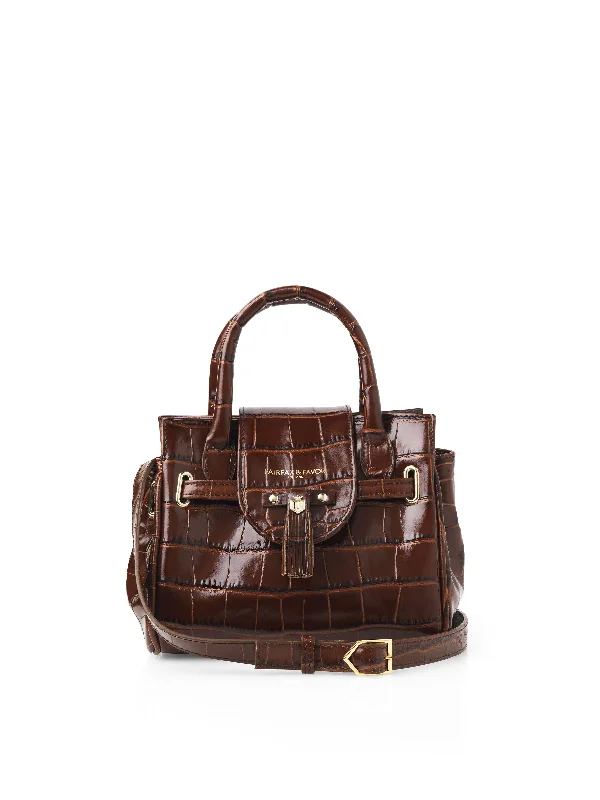 Mini Windsor Handbag - Conker Leather Your Perfect Bag At The Perfect Price