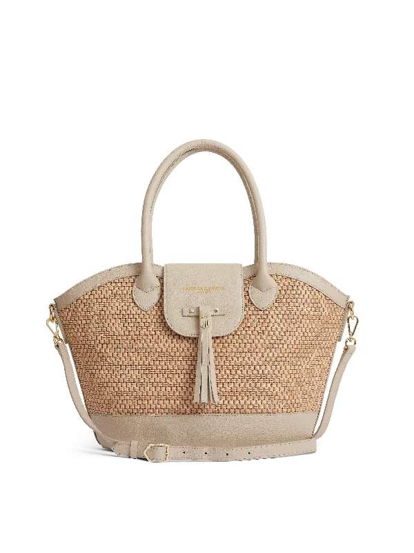 Windsor Basket Bag - Stone The Best Handbag Deals Are Available Now