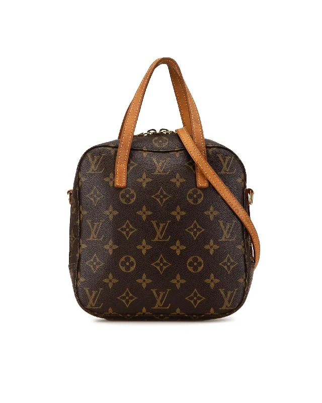 Monogram Canvas Spontini Bag with Vachetta Leather Handles and Strap Handbag Deals You'll Love Monogram Canvas Spontini Bag with Vachetta Leather Handles and Strap Handbag Deals You'll Love