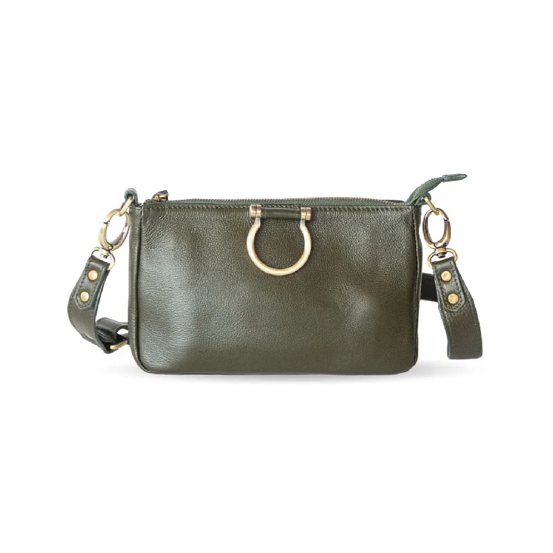 Hunter Green Oil Leather
