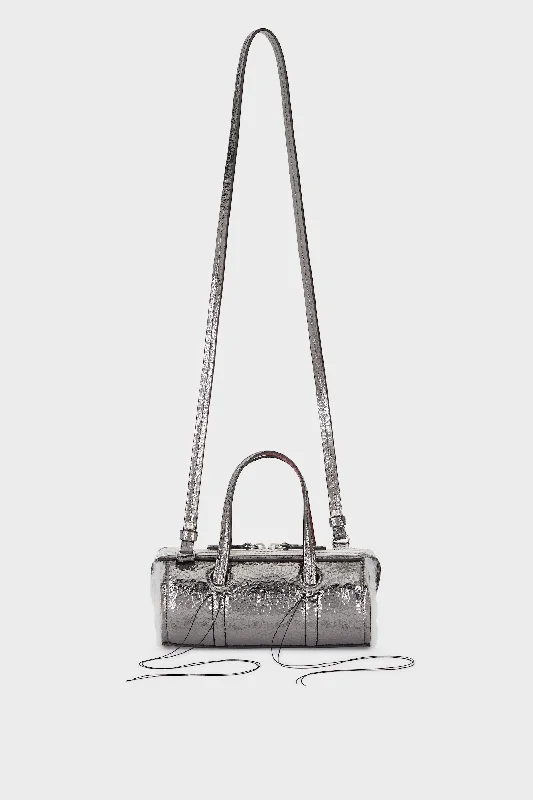 Anona Silver Cracked Mini Bag Luxury Bags, Budget Prices