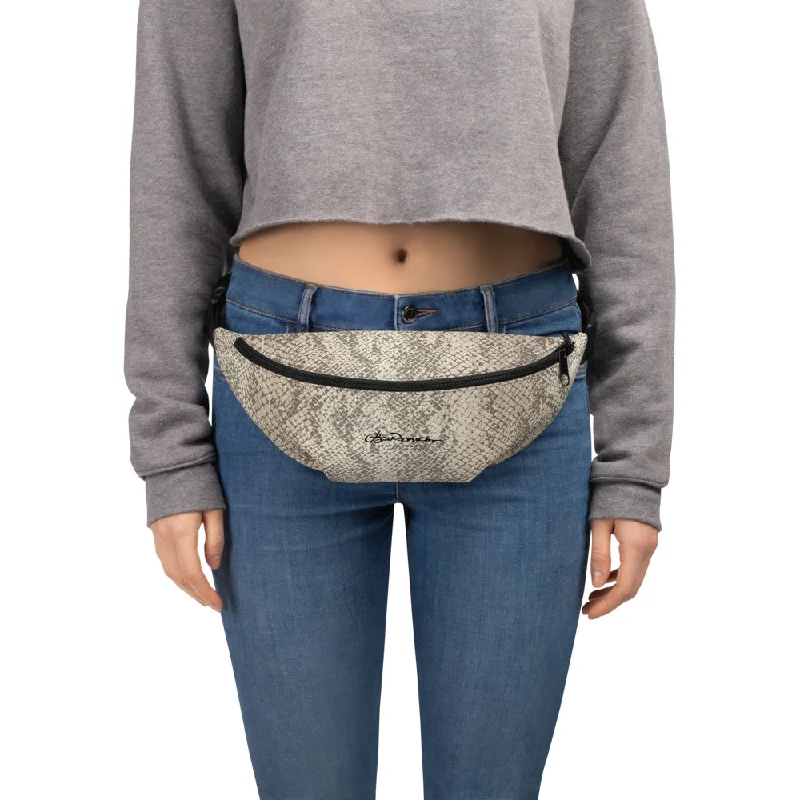 Snake Print Fanny Pack Trendy Handbags At Limited-Time Discounts