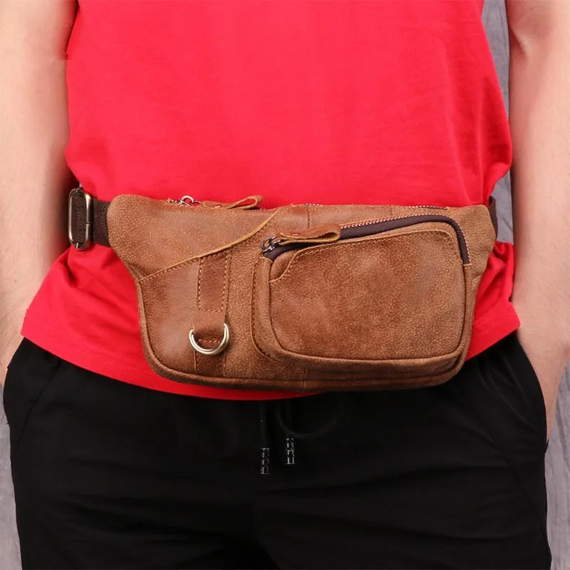 Small Leather Fanny Pack Men's Brown Chest Bag Leather Hip Bag Waist Bag For Men Elegant Purses, Shop & Save Small Leather Fanny Pack Men's Brown Chest Bag Leather Hip Bag Waist Bag For Men Elegant Purses, Shop & Save
