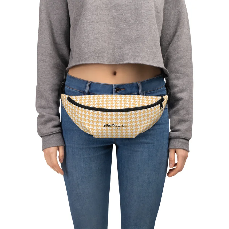 Banana Houndstooth Fanny Pack Must-Have Bags, Big Discounts