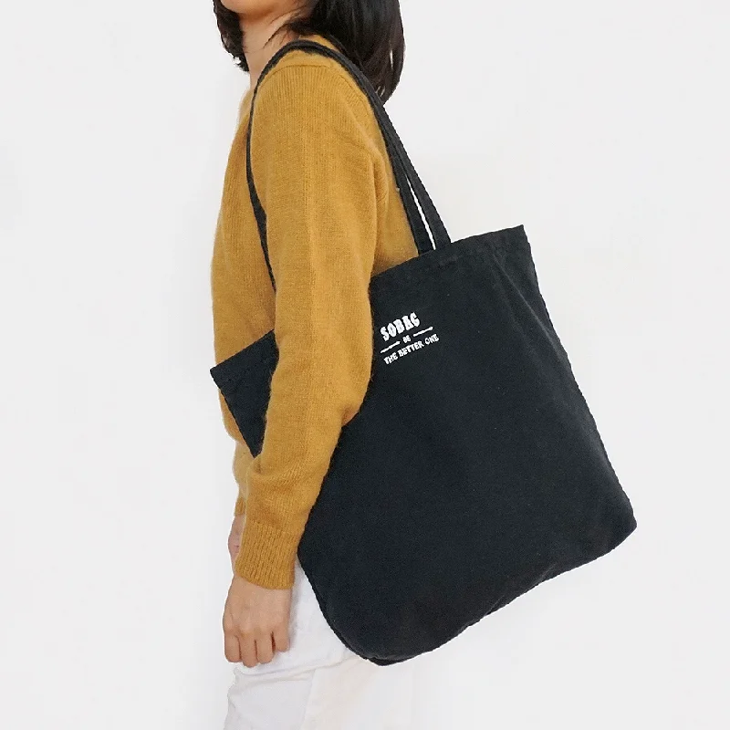 Black Canvas Tote Bag Canvas Handbag Womens Canvas Tote Shoulder Bag for Men Everyday Handbags At Wallet-Friendly Rates