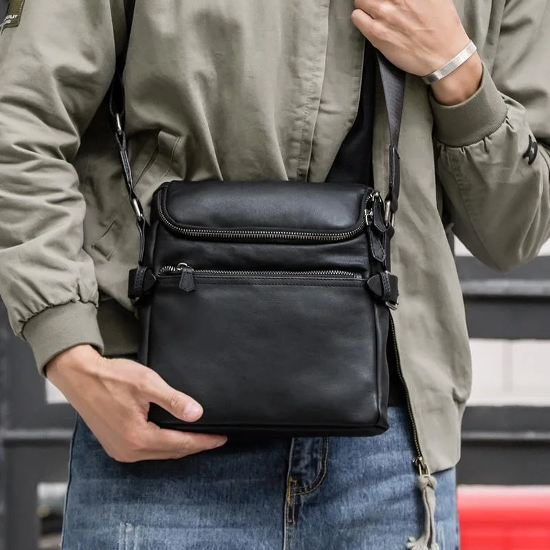 Black Soft Leather Mens 10 inches Vertical Postman Bag Black Messenger Bags Side Bag for Men Your Perfect Bag At The Perfect Price Black Soft Leather Mens 10 inches Vertical Postman Bag Black Messenger Bags Side Bag for Men Your Perfect Bag At The Perfect Price