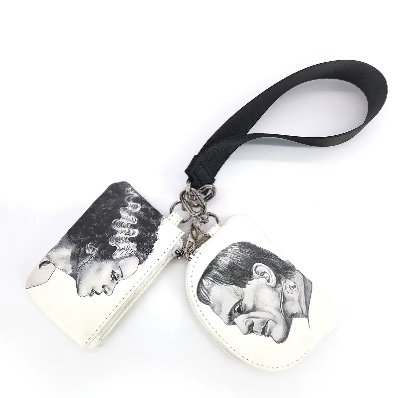 Bride and Frankenstein Duo Wristlet The Ultimate Sale On Must-Have Handbags