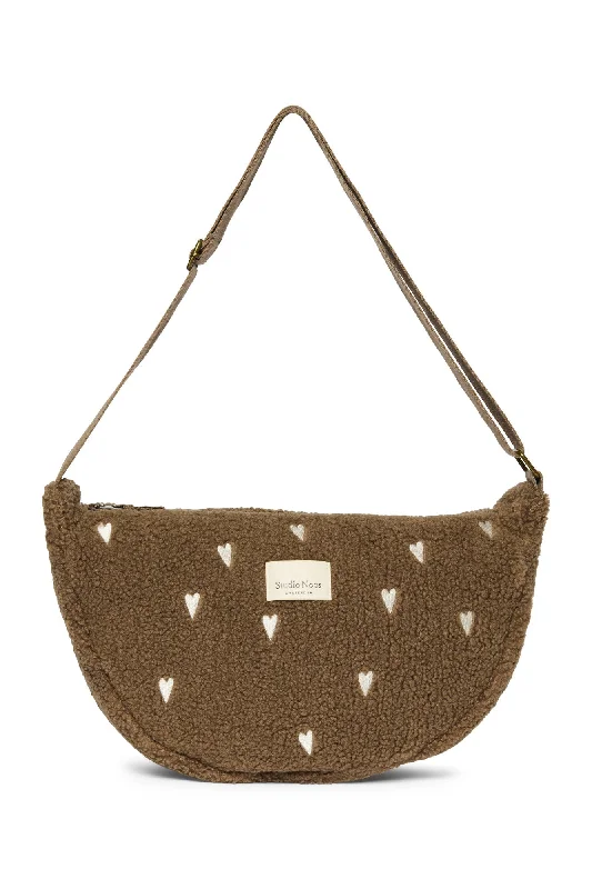 Brown Teddy Hearts Adult Fanny Pack High-Fashion Handbags At Reduced Costs