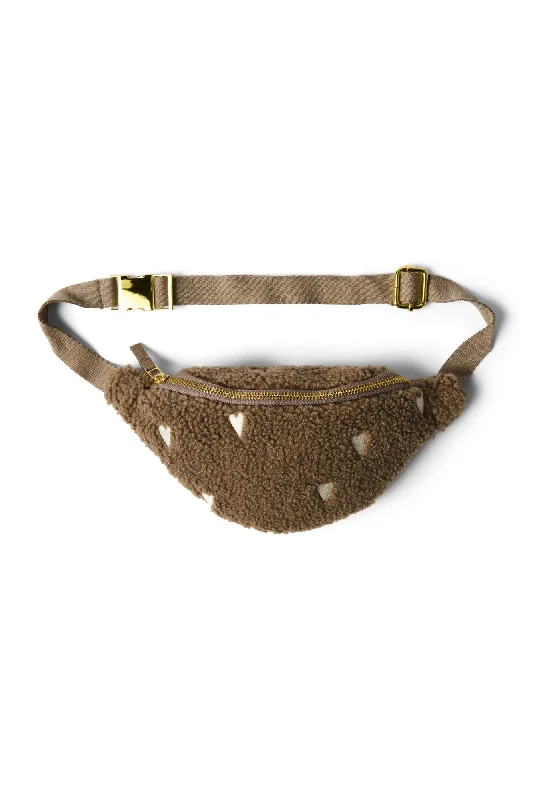 Brown Teddy Hearts Mini Fanny Pack Upgrade Your Look With Our Exclusive Bag Deals