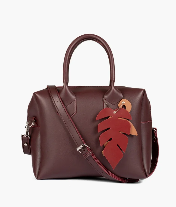 Burgundy mini bowling bag Stylish Totes, Exclusive Savings