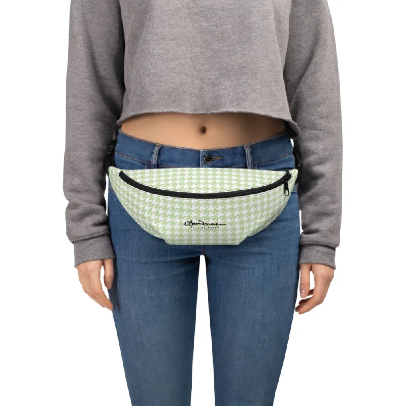 Butterfly Houndstooth Fanny Pack Flash Sale On Designer Bags