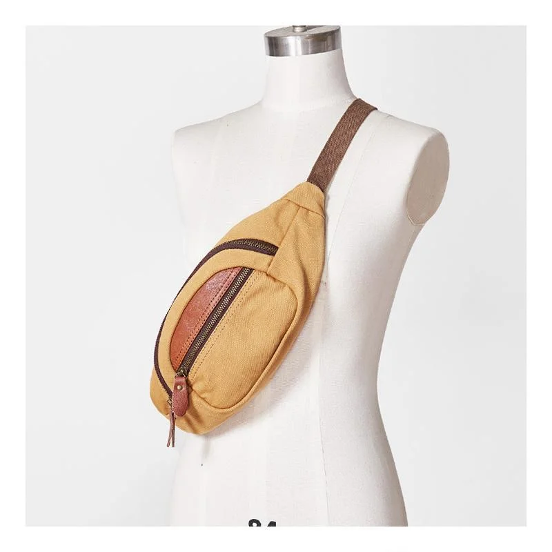 Canvas Leather Mens Womens Fanny Pack Canvas Waist Bag Small Hip Pack for Men The Bag Sale You've Been Waiting For Is Here Canvas Leather Mens Womens Fanny Pack Canvas Waist Bag Small Hip Pack for Men The Bag Sale You've Been Waiting For Is Here