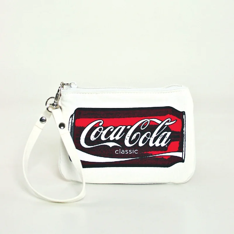Coca-Cola Classic Screen Print Wristlet Stylish Totes, Special Discounts