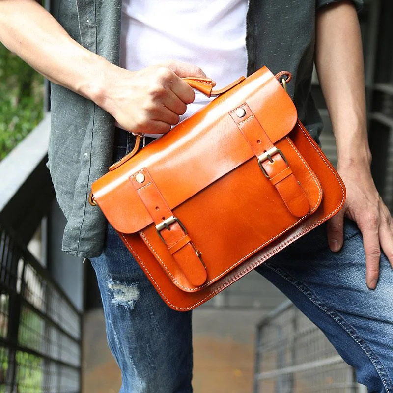 Cool Leather Mens Messenger Bag Handbag Shoulder Bag for men Iconic Handbags At Unbeatable Prices