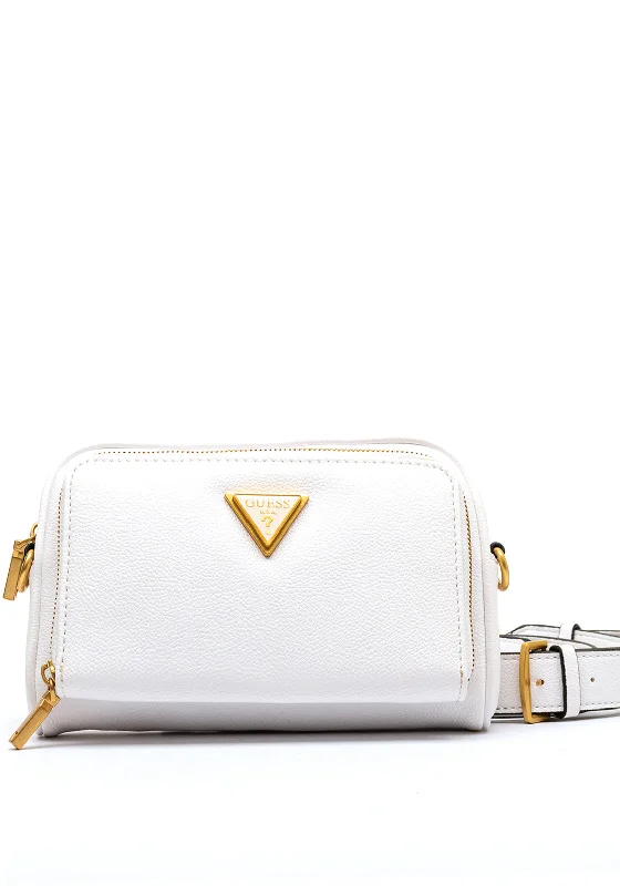 Guess Cosette Camera Crossbody Bag, White Everyday Elegance At Special Prices
